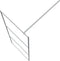 vidaXL - Inloopdouchewand - 80x195 - cm - transparant - ESG-glas - zilverkleurig
