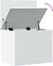 vidaXL - Opbergbox - 60x42x46 - cm - bewerkt - hout - wit