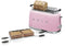 Smeg TSF02PKEU - Broodrooster - 1500W 2 sleuven 6 bruining-niveaus - Roze