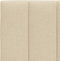 vidaXL - Hoofdbordkussen - 140 - cm - stof - crèmekleurig