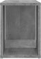 vidaXL - Tv-meubel - 60x24x32 - cm - bewerkt - hout - grijs - sonoma - eikenkleurig