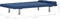 vidaXL - Slaapbank - met - twee - kussens - polyester - blauw