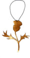 Kerstboomhanger distel tartan - Caroline Wolfe Murray