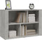 vidaXL - Dressoir - 80x30x54 - cm - bewerkt - hout - betongrijs