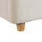 BATILLY - Tweepersoonsbed - Lichtbeige - 180 x 200 cm - Fluweel