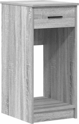 vidaXL - Computertorenstandaard - met - lade - 35x45x77 - cm - grijs - sonoma - eiken