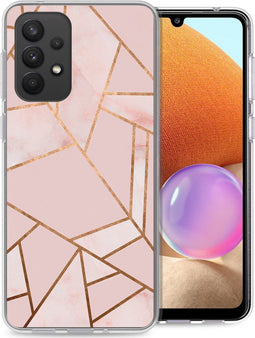 iMoshion Hoesje Geschikt voor Samsung Galaxy A33 Hoesje Siliconen - iMoshion Design hoesje - Roze / Pink Graphic