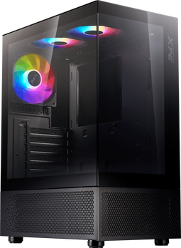 XPG Invader X Mini - Midi Tower PC - 5 fans USB-C - Zwart