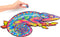 UNIDRAGON Houten Puzzel Voor Volwassenen Dier - Regenboogkleurige Kameleon - 314 stukjes - King Size 31x41 cm