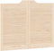 vidaXL - Draaideuren - louvredesign - 1-paar - 80x100 - cm - massief - grenenhout
