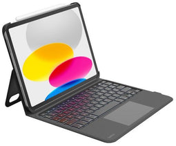 Belkin BBZ001FR-V3 - Toetsenbordhoes voor iPad 10e Generatie - Bluetooth met Achtergrondverlichting - Groot Trackpad