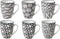 Cosy&Trendy Nikko Black Beker - Ø 7 cm - Set-6