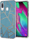 iMoshion Hoesje Geschikt voor Samsung Galaxy A20e Hoesje Siliconen - iMoshion Design hoesje - Blauw / Meerkleurig / Goud / Blue Graphic