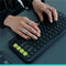 Logitech POP Icon Keys - Draadloos Bluetooth Toetsenbord - Comfortabel Typen en Aanpasbare Action Keys - Wit/Oranje