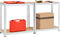 Monzana 2x Stellingkast - 160x90x40cm - Belastbaar tot 700kg - Zilver (2 stuks)