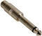 Velleman CAA26NI - VROUWELIJKE RCA PLUG NAAR MANNELIJKE 6.35MM MONO JACK - Vernikkeld