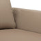 vidaXL - Tweezitsbank - 120 - cm - kunstleer - cappuccinokleurig