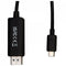 V7 V7USBCDP14-2M - Adapter USB C naar DisplayPort - 8K Ultra HD - Zwart (2 m)