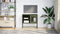 vidaXL - Tv-meubel - 68x39x60,5 - cm - staal - olijfgroen