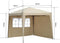 Angel Living Partytent Easy Up - 250 x 250 x 250 cm - Waterafstotend - Beige (2 zijwanden)