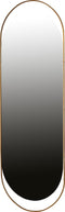 WOOOD Sanou Passpiegel Ovaal XL - Ijzer - Antique Brass - 168x60x1