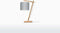GOOD&MOJO Tafellamp Andes - Bamboe/Lichtgrijs - 30x18x46cm - Scandinavisch,Bohemian