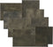 WallArt - 32 - st - Tegel - Bonham - twee - tinten - leer - zwart