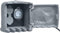 vidaXL Buitenstopcontact 2 ingangen met timer polyresin grijs