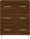 vidaXL - Dressoir - 69,5x34x90 - cm - bewerkt - hout - bruin - eikenkleur