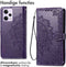 iMoshion Hoesje Geschikt voor Xiaomi Redmi Note 12 Pro Hoesje Met Pasjeshouder - iMoshion Mandala Bookcase - Paars