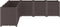 vidaXL - Plantenbak - 160x160x53 - cm - polypropeen - bruin