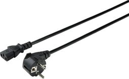 Sygonix SY-5043450 Apparaat (koud) Aansluitkabel Zwart 3.00 m