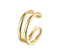 Glams Earcuff - Zilver 925 - Geelgoud 13x4mm - Goudkleurig