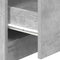 vidaXL - Nachtkastjes - 2 - st - met - 2 - lades - 40x36x50 - cm - betongrijs