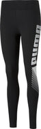 PUMA ESS Graphic - Dames Legging - Elastische band - Zwart
