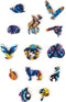 UNIDRAGON Houten Puzzel Voor Volwassenen Dier - Charmante Uil - 101 stukjes - Small 15x26 cm