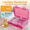 Funkelfuchs® Kinderen Lunchbox - 800ml - Lekvrij en Vaatwassergeschikt - Roze