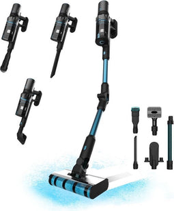 Cecotec Conga Rockstar 5500 Hurricane ErgoTwice Animal Draadloze stofzuiger, 3-in-1, parallelle cyclon, 630 W, 30 kPa en 180 AW,