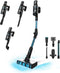 Cecotec Conga Rockstar 5500 Hurricane ErgoTwice Animal Draadloze stofzuiger, 3-in-1, parallelle cyclon, 630 W, 30 kPa en 180 AW,