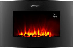 Cecotec Elektrische Open Haard ReadyWarm 3550 Curved Flames Connected. 35" met een maximum vermogen van 2000 W, Besturing via wi
