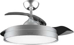 Cecotec EnergySilence Aero 4280 Plafondventilator met praktische vleugels en lamp, onzichtbaar, staal, 40 W, diameter 106 cm, ti