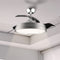 Cecotec EnergySilence Aero 4280 Plafondventilator met praktische vleugels en lamp, onzichtbaar, staal, 40 W, diameter 106 cm, ti