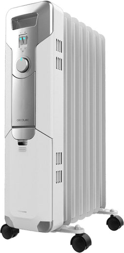 Cecotec ReadyWarm 7000 Space Elektrische Olie Radiator. 7 Modules, Laag stroomverbruik, 1500 W, 3 niveaus, Kabelopvang, Beveilig