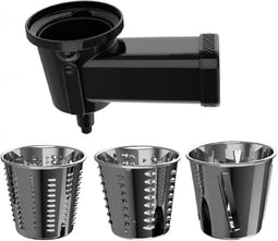 Cecotec Twist&Fusion Salade Kneder Attachment 3 verwisselbare trommels, ideaal voor het snijden, raspen en snijden van groenten,