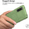 iMoshion Hoesje Geschikt voor Sony Xperia 10 V Hoesje Siliconen - iMoshion Rugged Shield Backcover - Groen