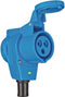 CEE-haakse koppeling 230V/16A IP44 - 1x 230V/16A, 1x 230V CEE 16A 3-polig