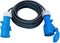 CEE verlengsnoer 230V IP44 10m H07RN-F 3G1,5 CEE 230V/16A stekker en koppeling