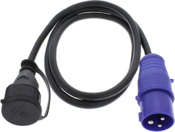 CEE Verloopstekker Randaarde 1.5 m