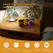 Nuvance digitale wekker - LED klok - dubbel alarm - geluidactivatie - wit - 16 x 6,2 x 2,5 cm