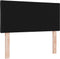 vidaXL - Hoofdbord - met - Diamantblokkenontwerp - Zwart - 90 - cm - Stof
